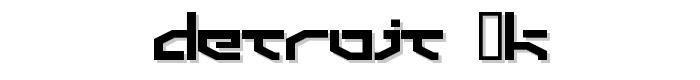 Detroit 3k font